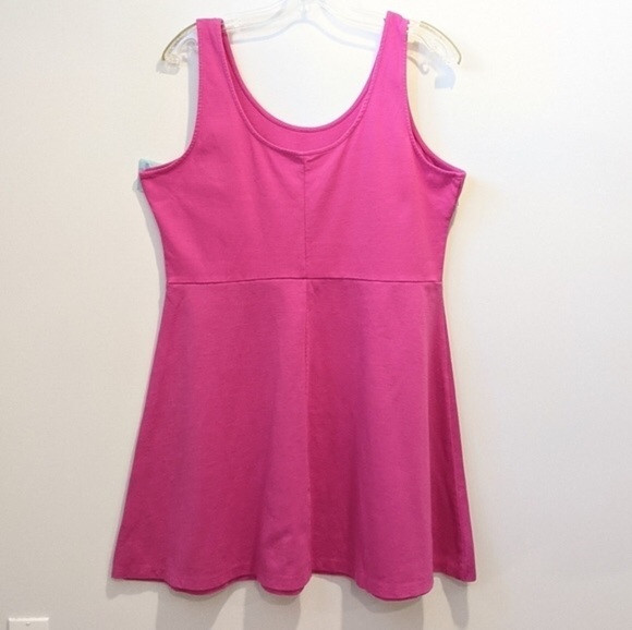 Pink Sleeveless Women's Dress - Picture 4 of 7